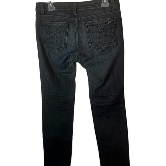 Habitual Made Mid Wash Low Rise Straight Leg Denim Blue Jeans Women's SI… - Picture 8 of 10